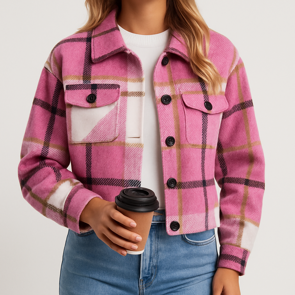 Professional Plaid Shirt Product Photo