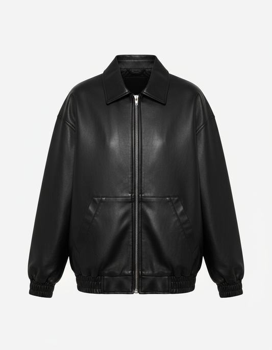 RSQ Bomber Jacket Black Front