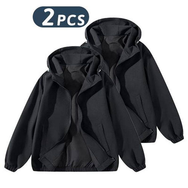 Vintage Washed Zip Up Hoodie - Casual Streetwear Sweatshirt for All Seasons