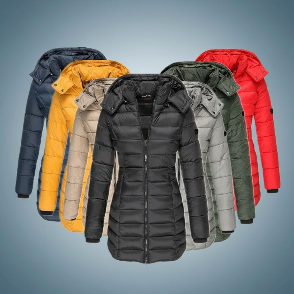 Dame vinterjakke parka - alle farger