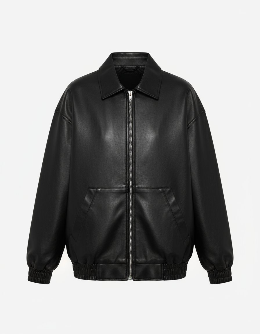 RSQ Bomber Jacket Black Front
