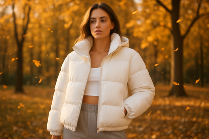 Witte jas - product focus